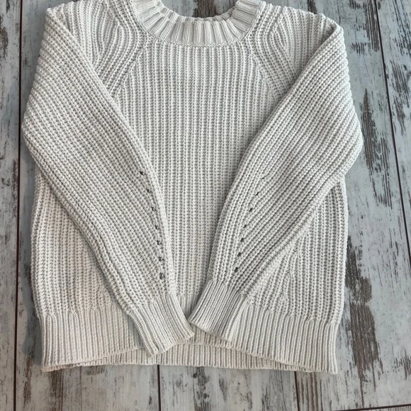 Everlane Textured Cotton Crewneck Sweater - Size XS - Picture 11 of 16